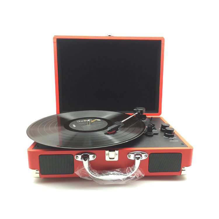 Portable Vinyl Record Player Retro Phonograph Creative Bluetooth Speaker — view 5