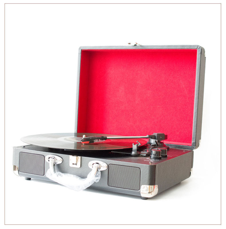 Portable Vinyl Record Player Retro Phonograph Creative Bluetooth Speaker — view 4