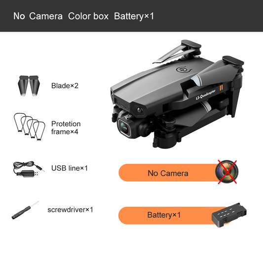 Mini Uav Fixed-Height Quadcopter Dual-Lens Aerial Photography Cross-Border