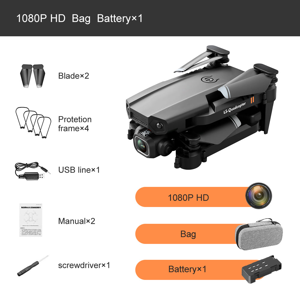 Mini Uav Fixed-Height Quadcopter Dual-Lens Aerial Photography Cross-Border — view 5