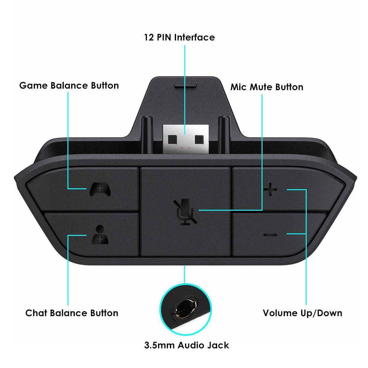 Headphone Adapter Converter Stereo Headset — view 4