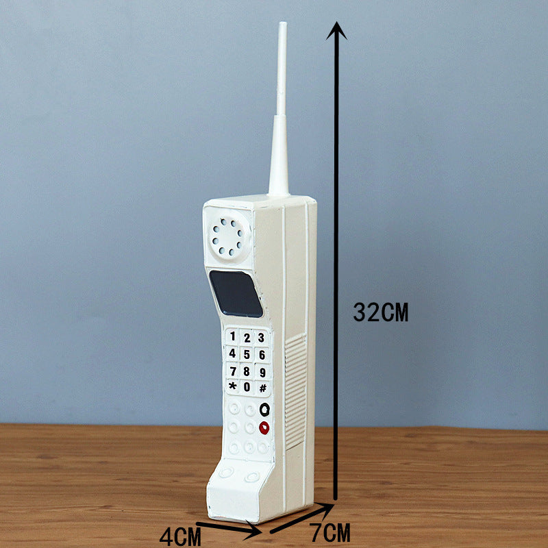 Bar Retro Vintage Telephone Model Home Decoration Crafts Ornaments