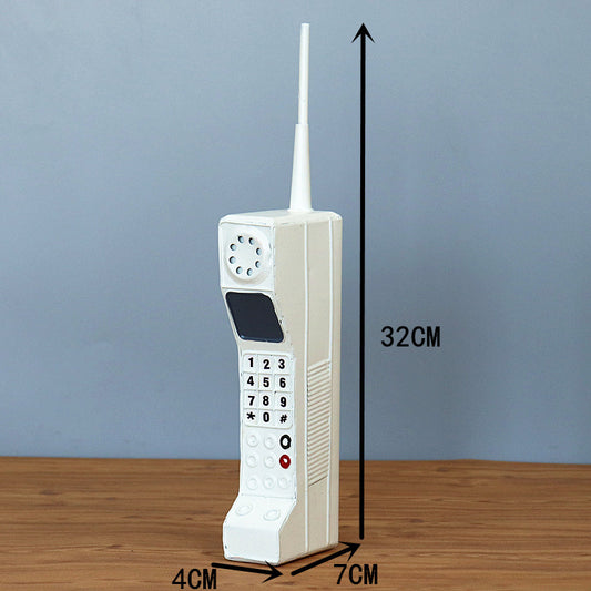 Bar Retro Vintage Telephone Model Home Decoration Crafts Ornaments