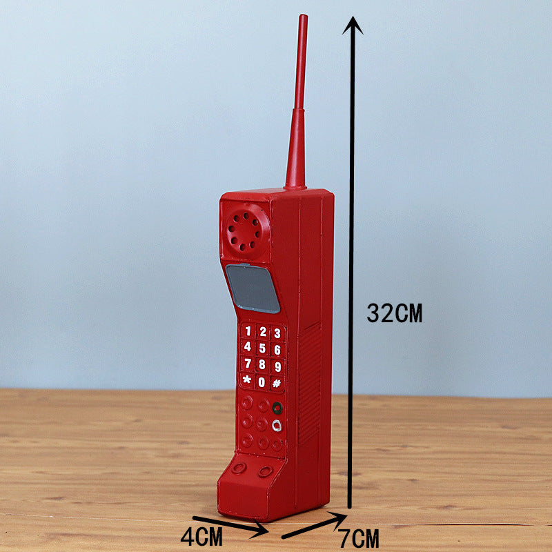 Bar Retro Vintage Telephone Model Home Decoration Crafts Ornaments — view 3