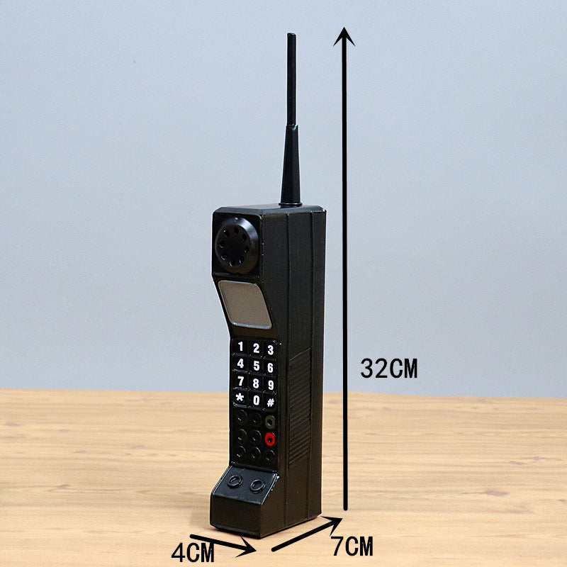 Bar Retro Vintage Telephone Model Home Decoration Crafts Ornaments — view 5