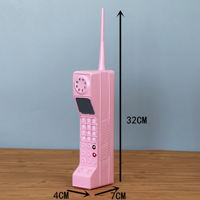 Bar Retro Vintage Telephone Model Home Decoration Crafts Ornaments — view 4