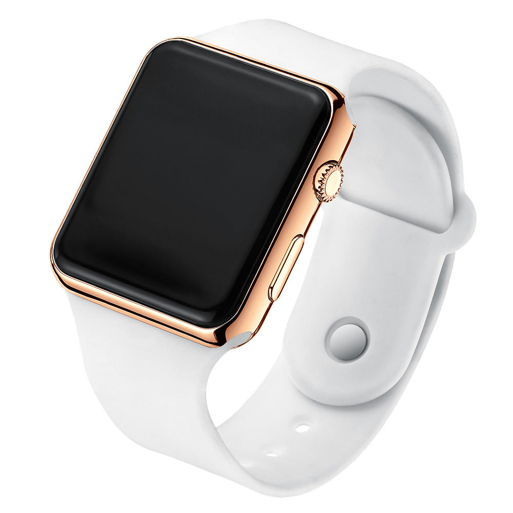 Square Electroplated LED Digital Watch — view 3