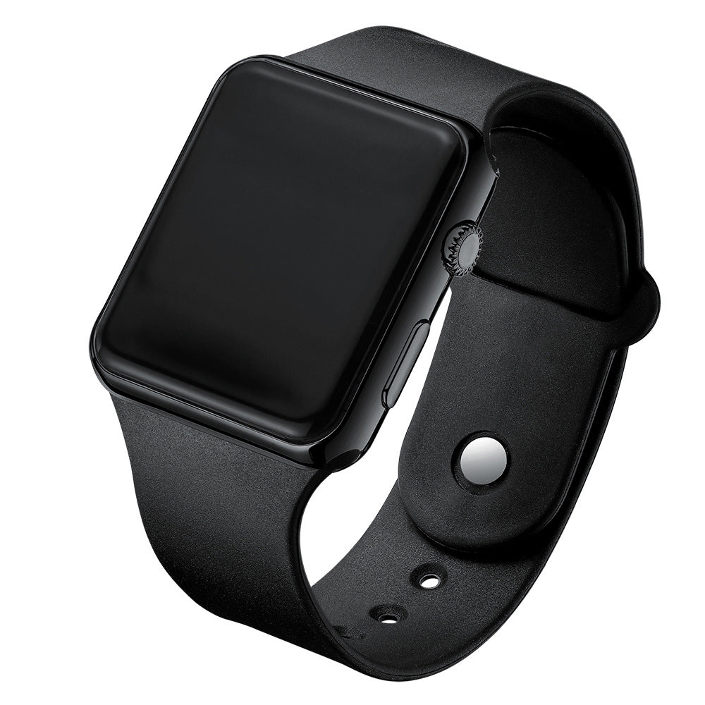 Square Electroplated LED Digital Watch — view 2