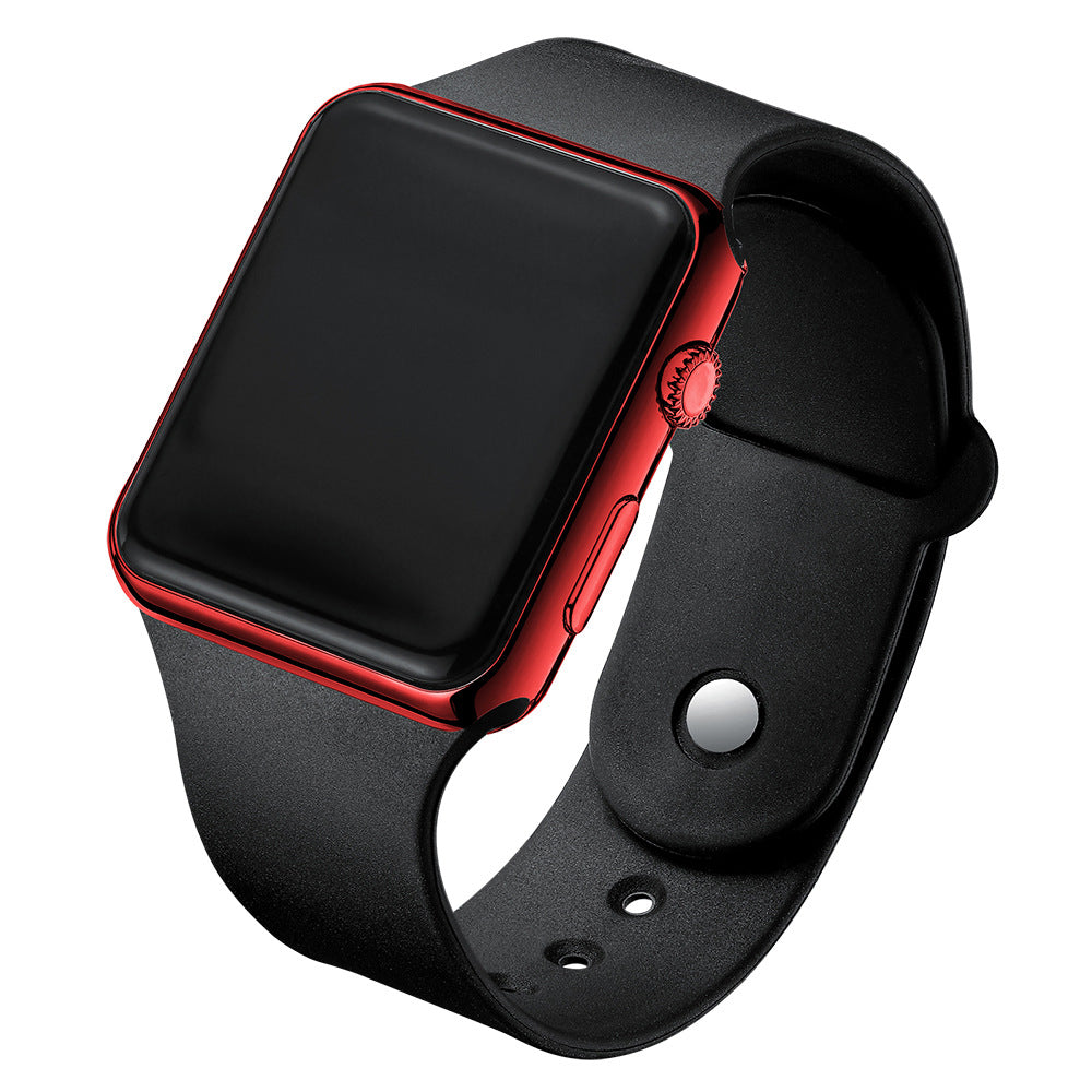 Square Electroplated LED Digital Watch — view 6