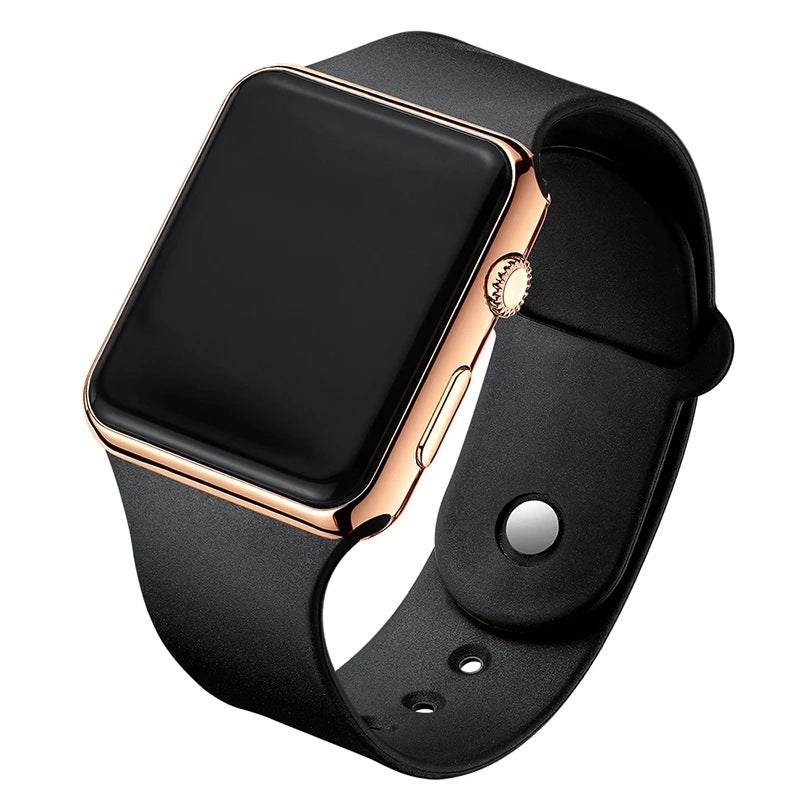 Square Electroplated LED Digital Watch — view 7