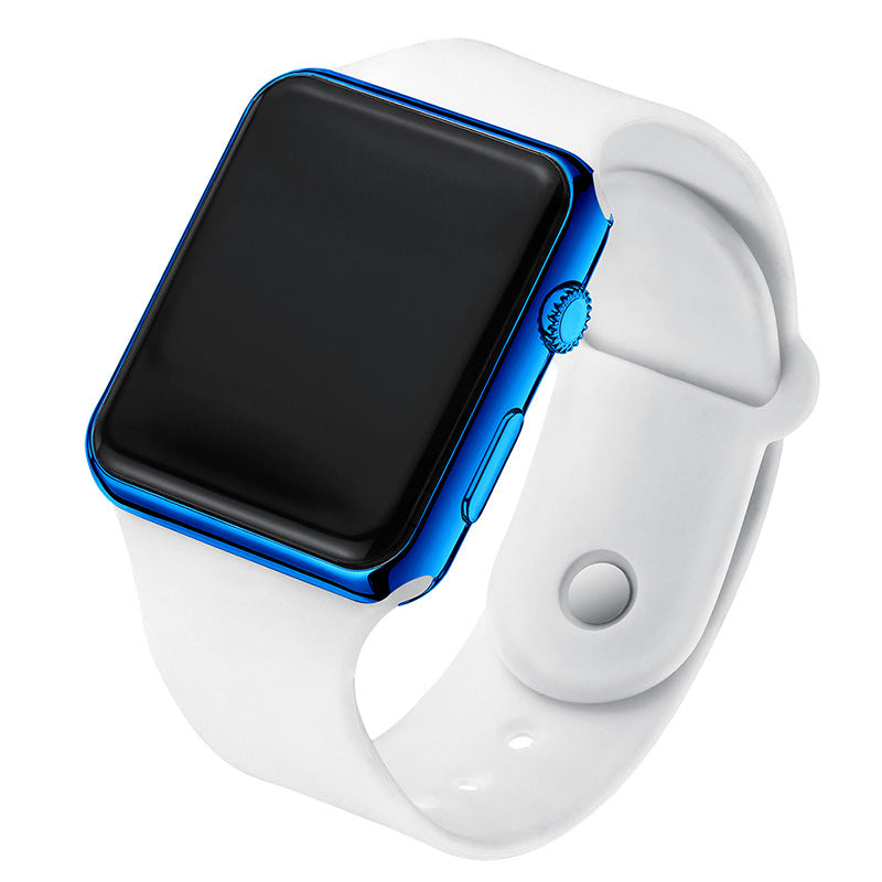Square Electroplated LED Digital Watch — view 8