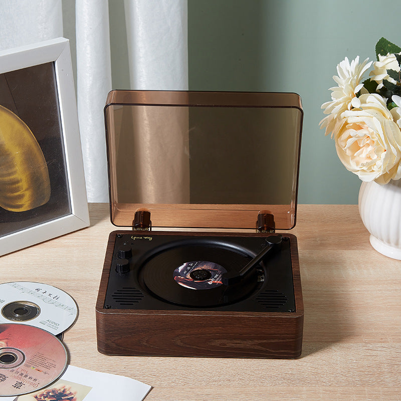 Wooden Vintage Portable Tray CD Player — view 6