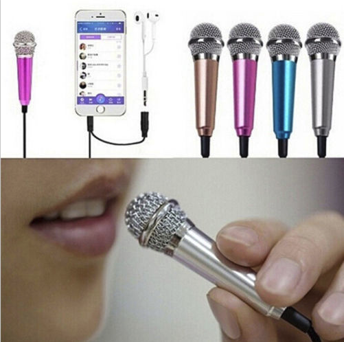 Mini Mobile Phone Microphone Recording Sing Small — view 2