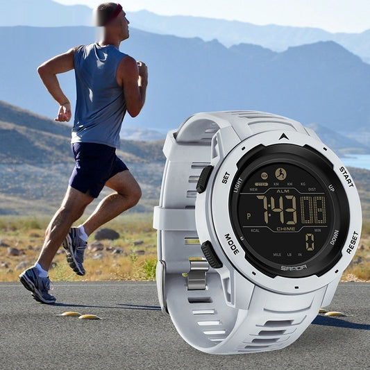 Sanda Calories Waterproof Multifunctional Shockproof Smart Men's and Women's