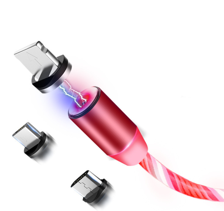 Compatible with Apple, Flowing Light Magnetic Streamer Data Line Cable — view 8
