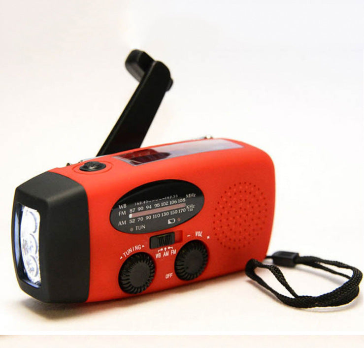 Solar Hand Crank USB Charging Radio Flashlight — view 8