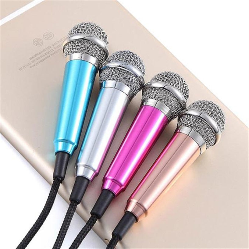 Mini Mobile Phone Microphone Recording Sing Small — view 7