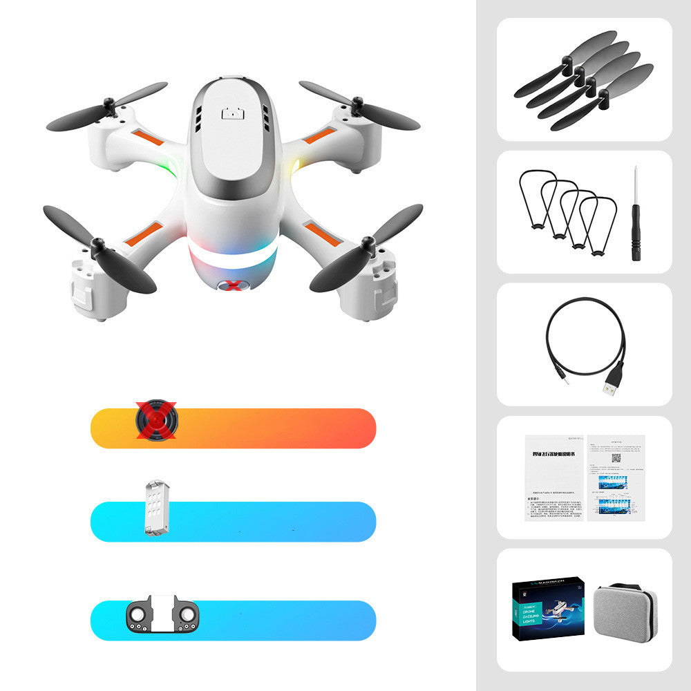 Mini Aerial Photography Gradient LED Remote Control Plane — view 5