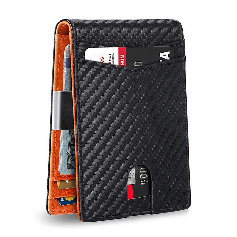 PU Leather Multiple Card Slots Anti-theft Wallet Holder — view 6