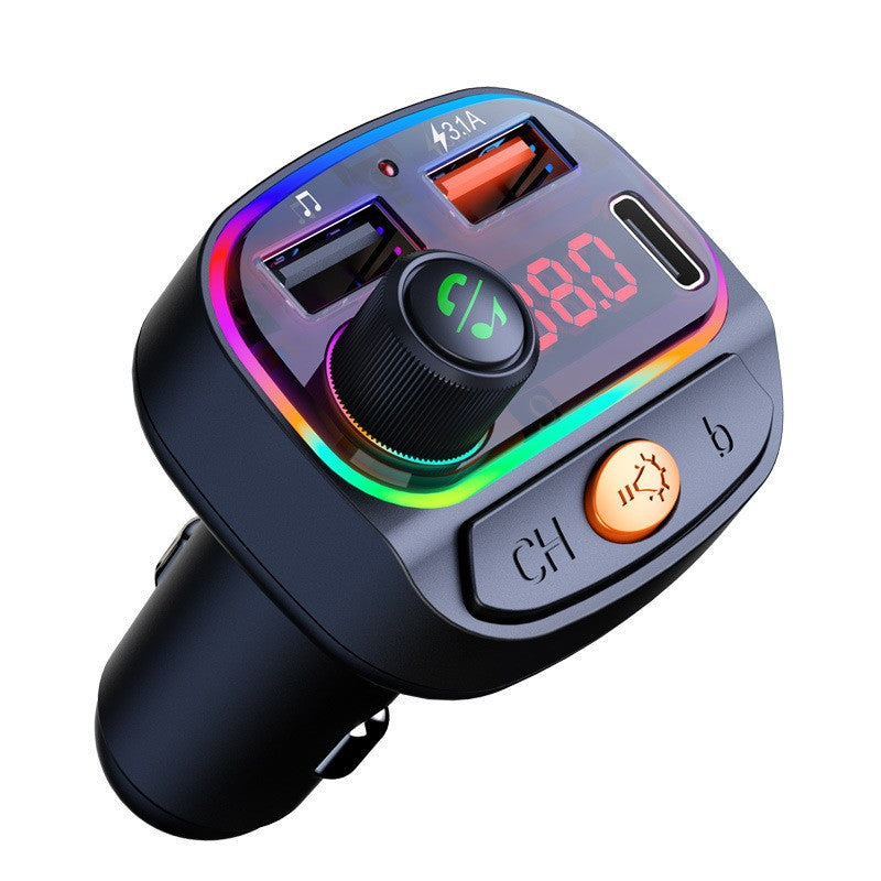 Colorful Mp3 Bluetooth Hands-free Fast Car Charger — view 6
