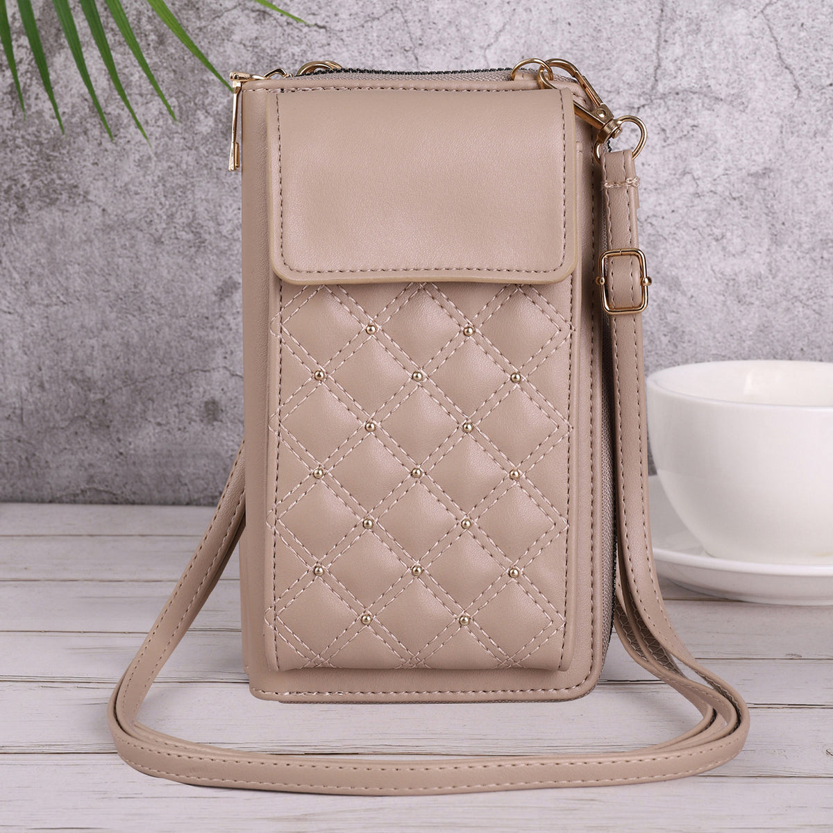 Fashion All-match Mobile Phone Bag Classic Style Rhombus Light Luxury — view 6