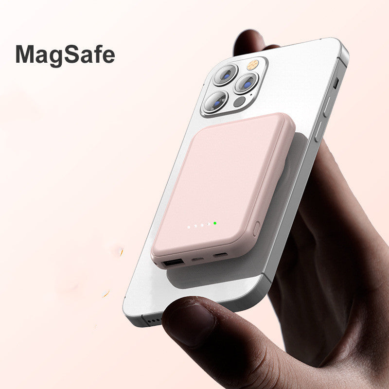 Mini Fast Charging Magnetic Wireless Power Bank 5000mAh Portable — view 2