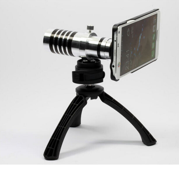 Compatible with Apple, Portable and Adjustable Tripod Stand Holder — view 3