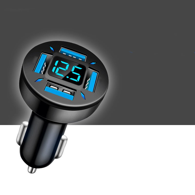 Quick Universal Transfer Plug Multi-function Car Charger USB4 Port — view 4