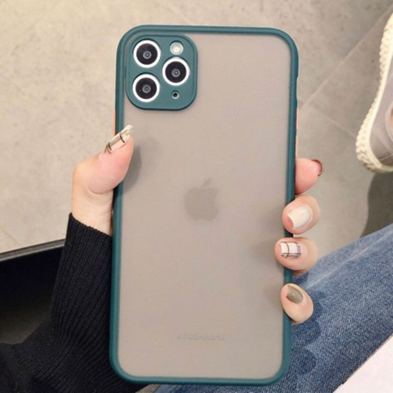 Frosted Color Contrast Mobile Phone Case to Prevent Falling — view 6