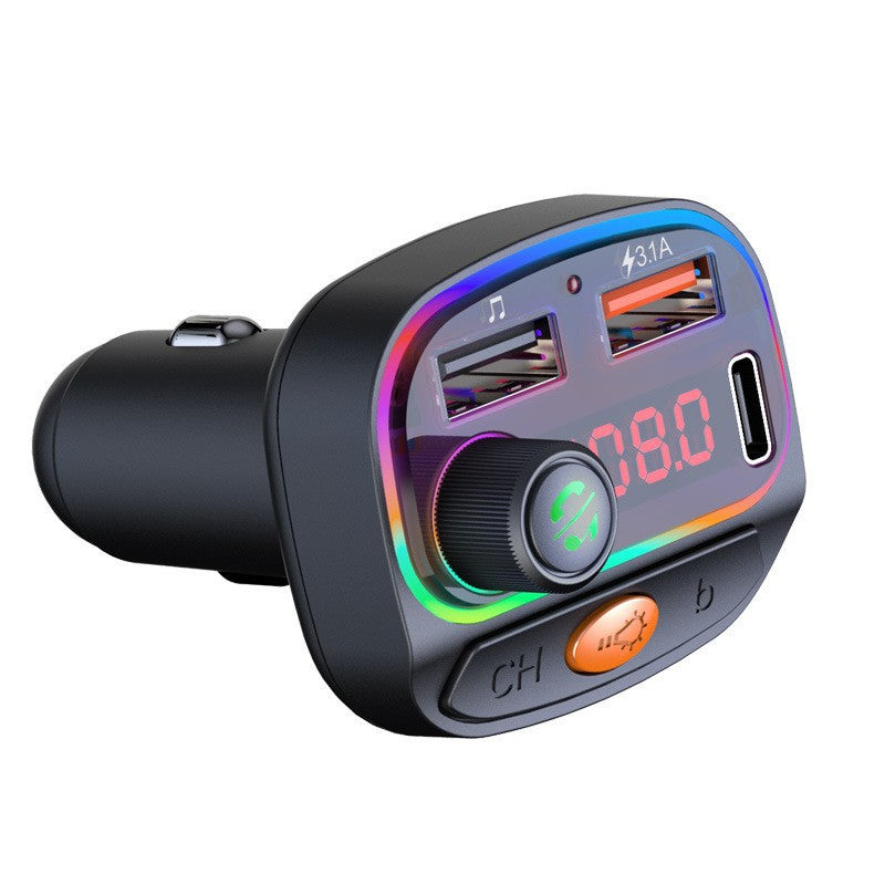 Colorful Mp3 Bluetooth Hands-free Fast Car Charger — view 5