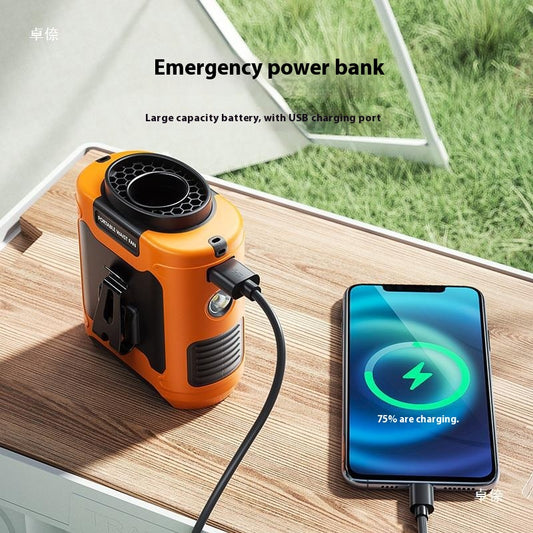 Waist Hanging Fan Portable Summer Heat Relieving Construction Site Charging