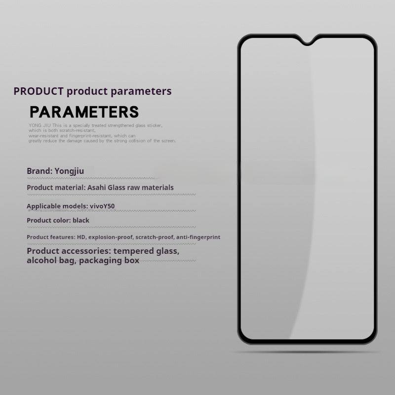 Applicable to Y20 Full Screen Tempered Protective Film Set — view 3