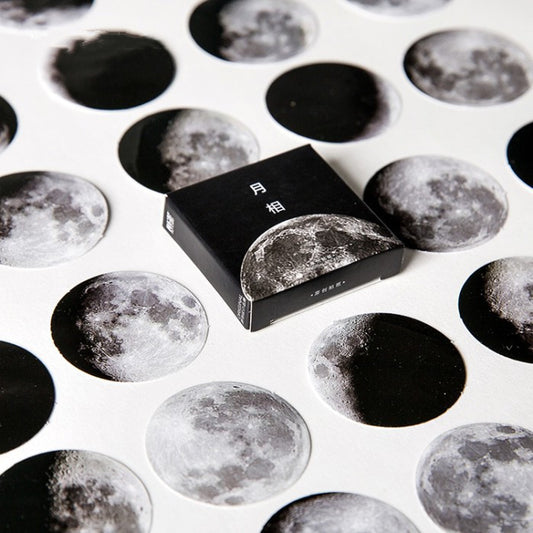 Boxed Stickers, Moon Phases, Calendar Planet, Hand Account Decorative Materials — view 2