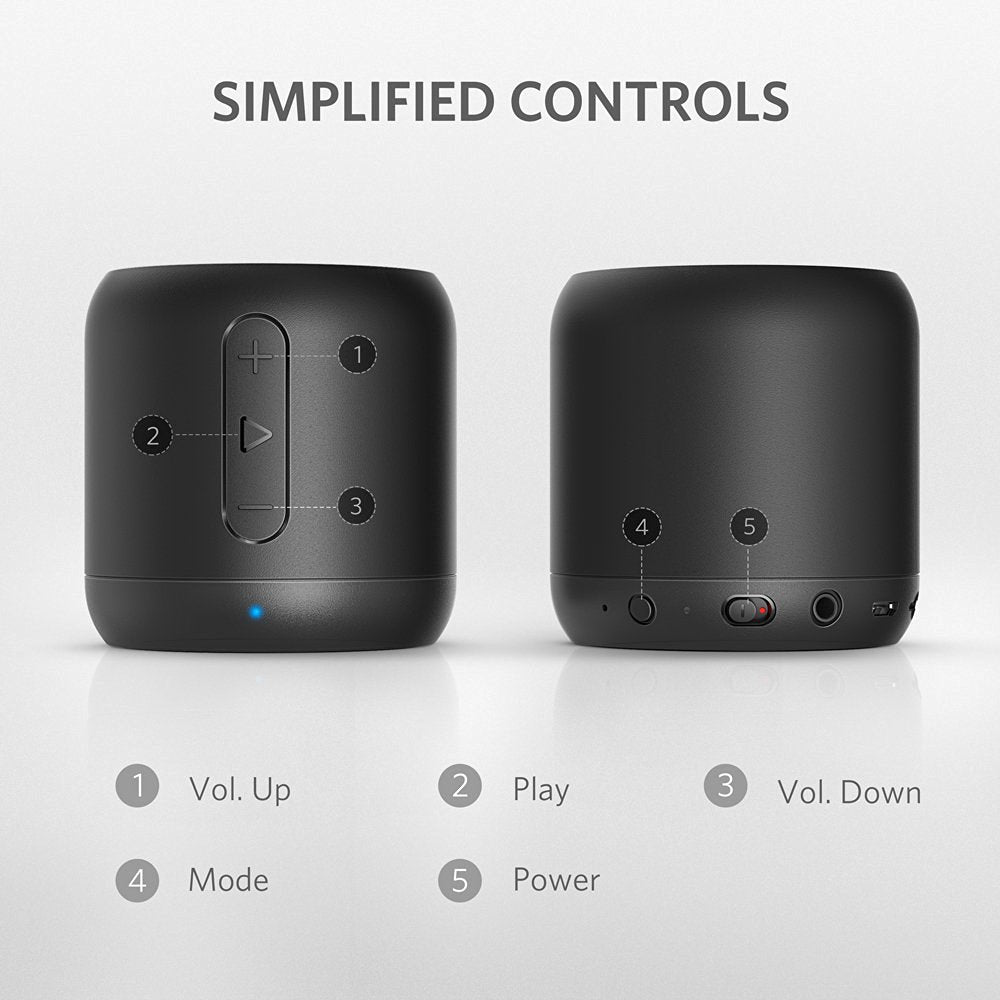 Compact Wireless Bluetooth Portable Speaker — view 3