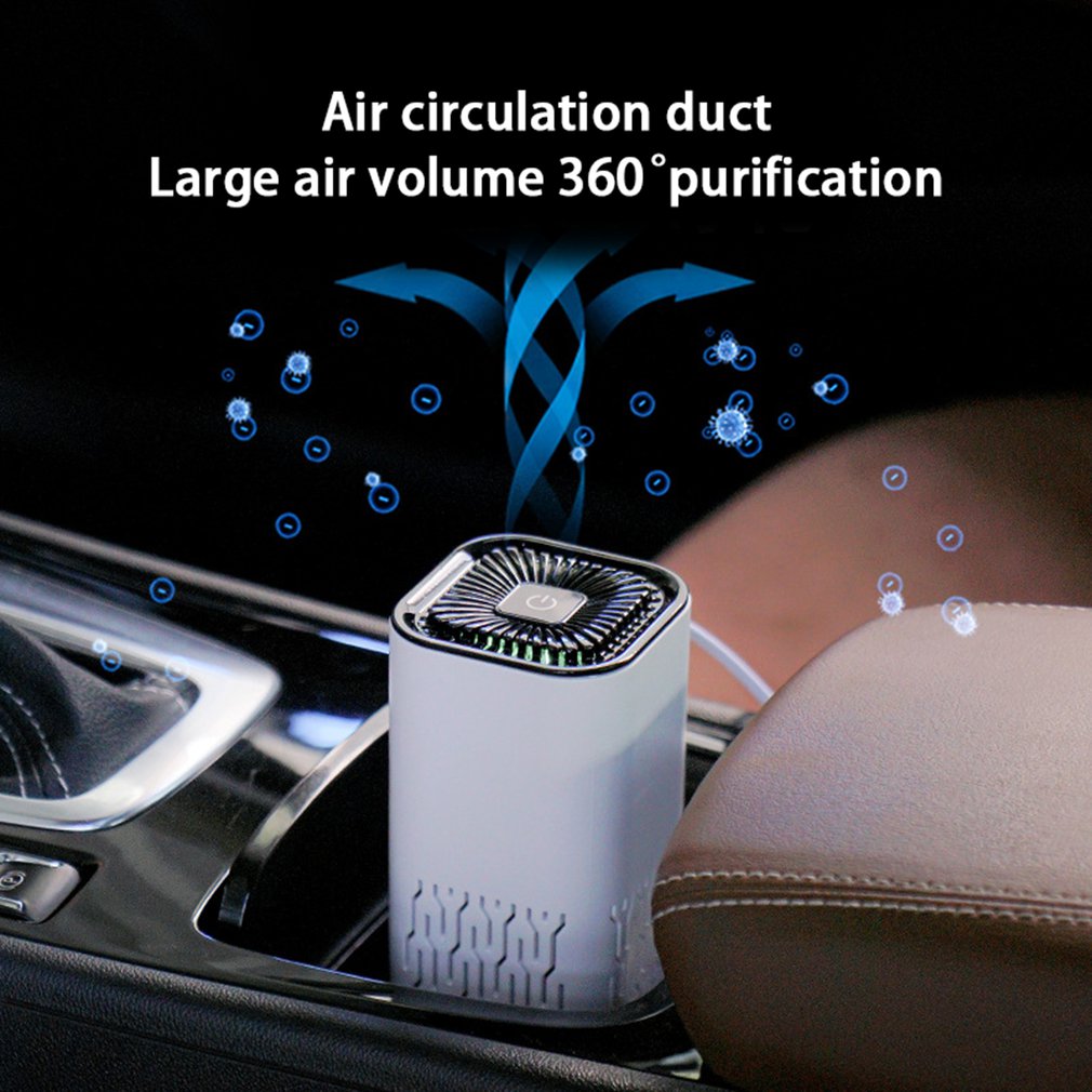 Car Air Purifier Portable Negative Ion Generator Remove Formaldehyde Dust Smoke — view 4