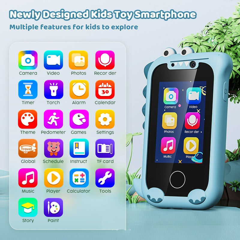 Early Childhood Education Photo Video Game Mini Bear Handheld Touch Mobile — view 3