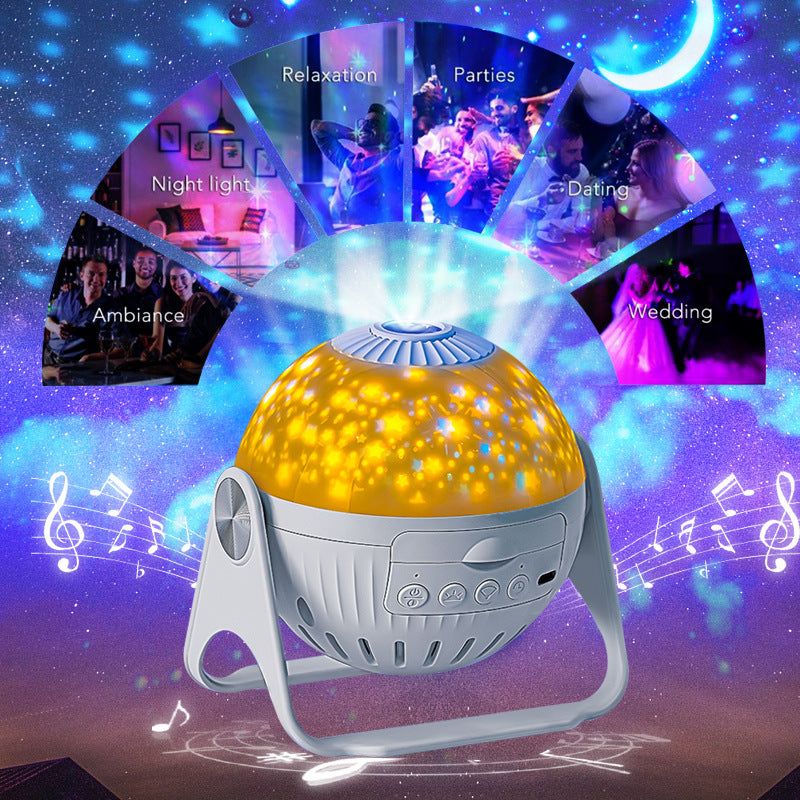 Galaxy Projector Starry Sky Projection Bedroom Bedside Decoration Night Light — view 4