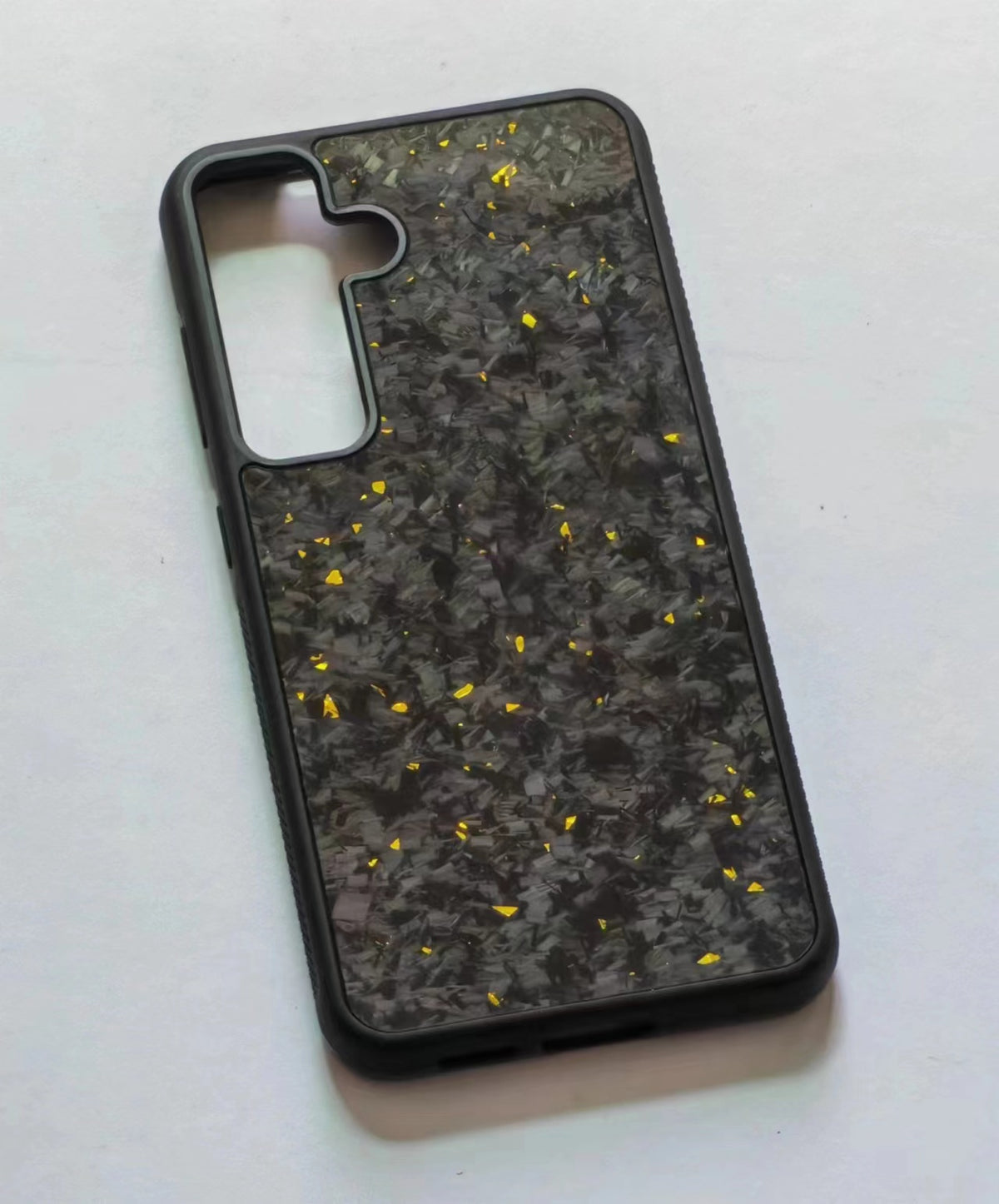 Carbon Fiber Silicone Patch Phone Case — view 4