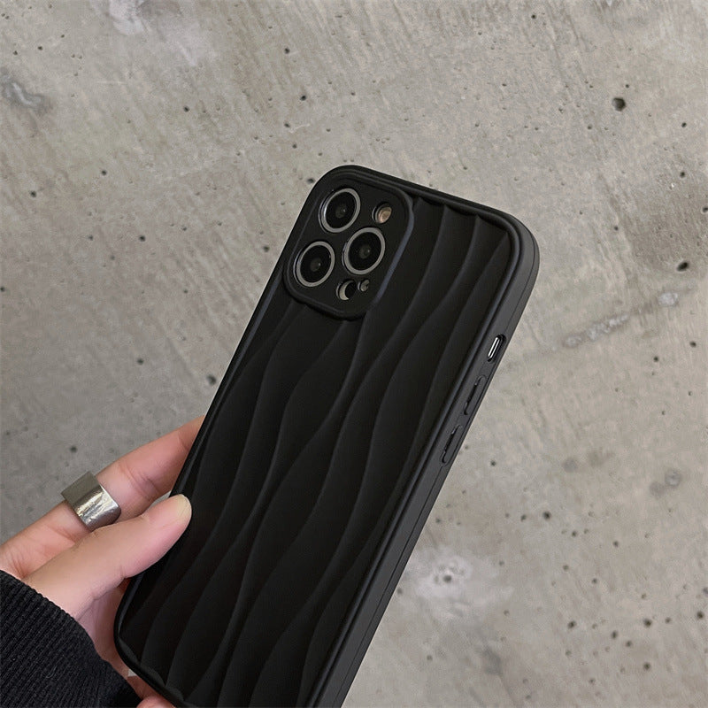 Water Ripple Midnight Black Mobile Phone Shell — view 3