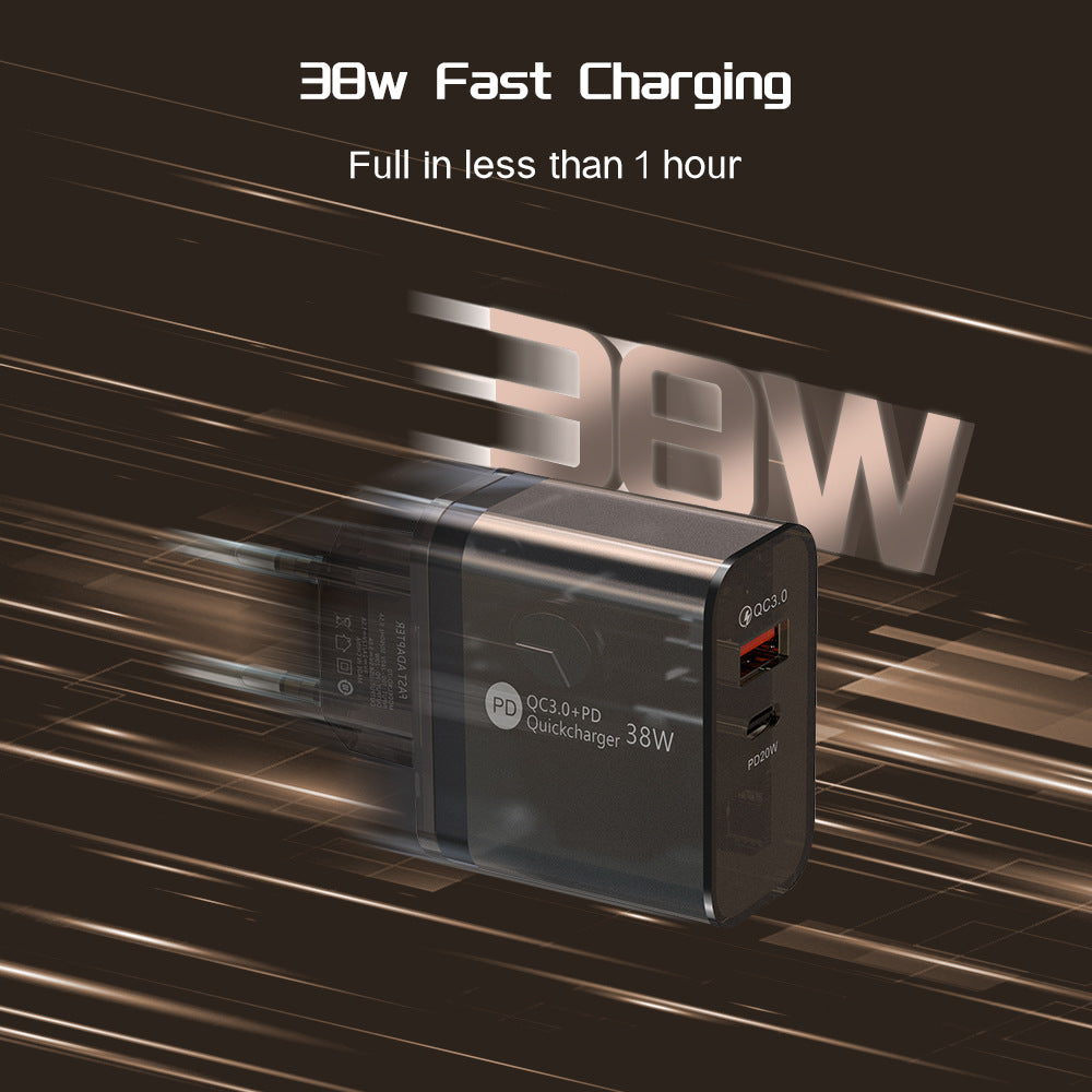 38W Transparent Case Charging Adapter — view 2