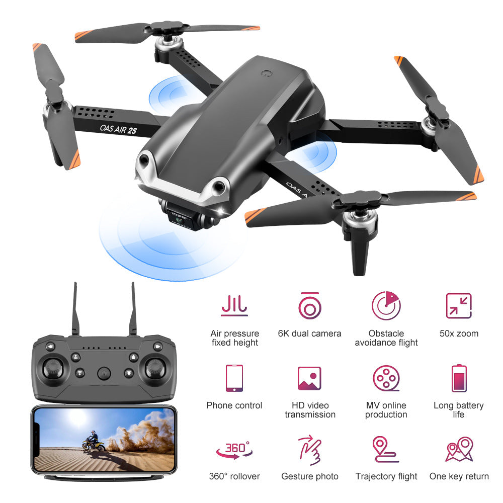 UAV Folding Four Axis 4K High Definition Dual Camera Aerial Model — view 4
