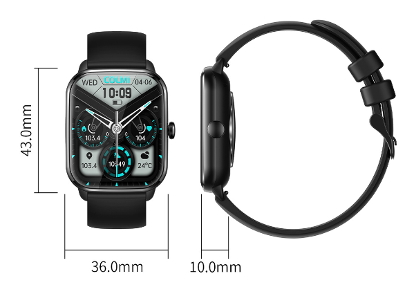 Exercise Heart Rate Meter Step Talk Music Full Screen Smartwatch — view 5