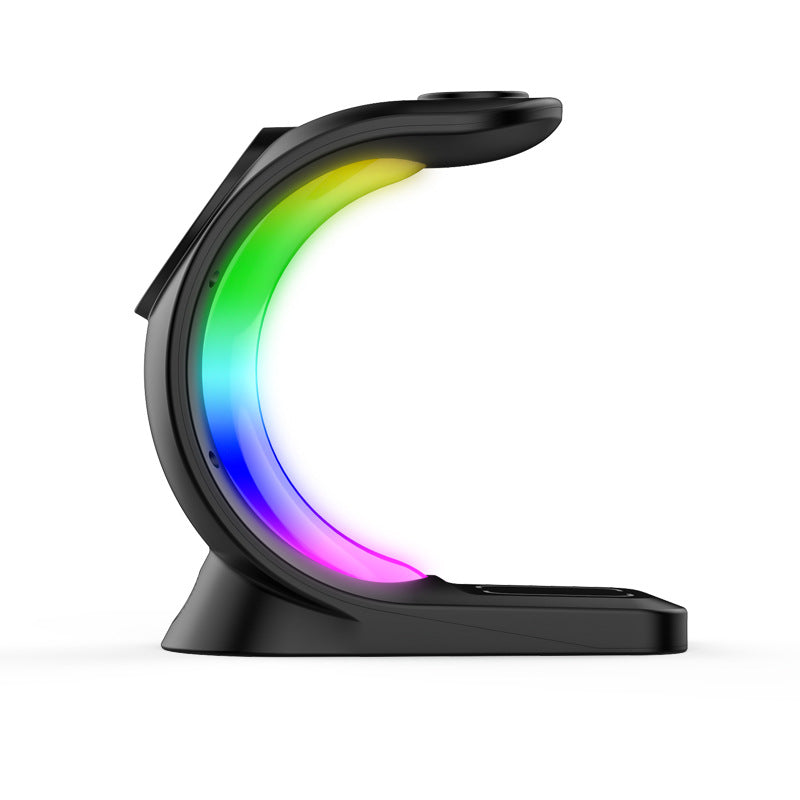 4 in 1 Magnetic Wireless Charger Fast Charging for Smart Phone Atmosphere Light — view 6