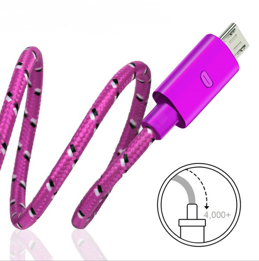 Woven Nylon Cloth Data Cable — view 2