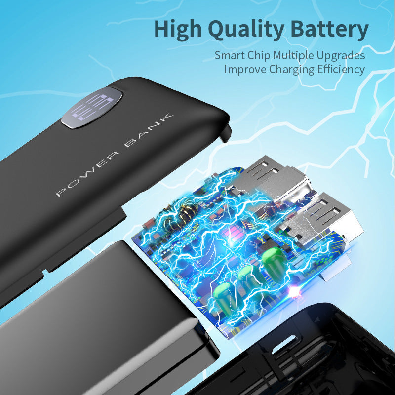 10000mAh Two USB Digital Display Power Bank — view 5