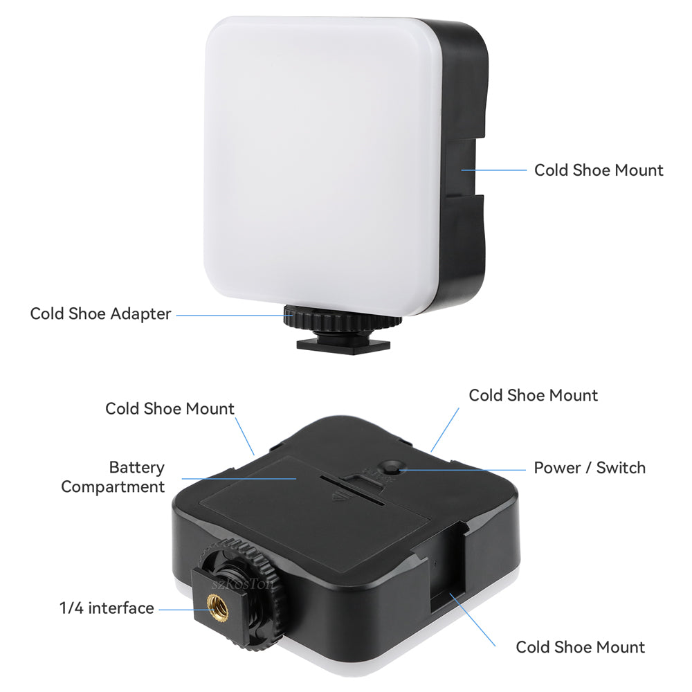 LED Mini Square Outdoor Pocket Light Tripod — view 3