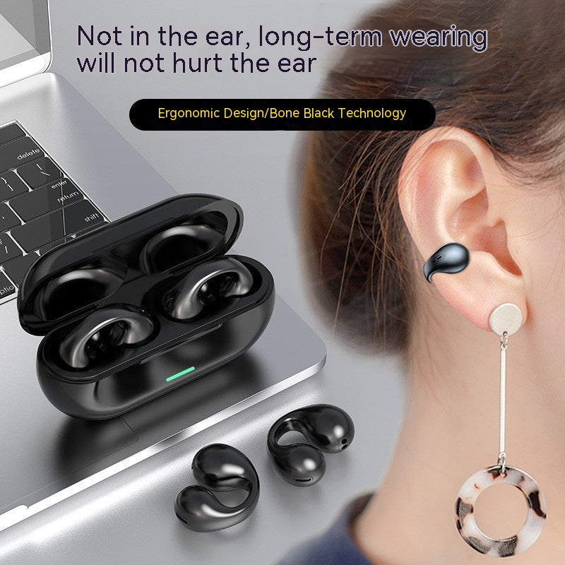 Wireless Ear Clip Bluetooth Headset TWS Comfortable Wear Not In-Ear Sports Bone — view 7
