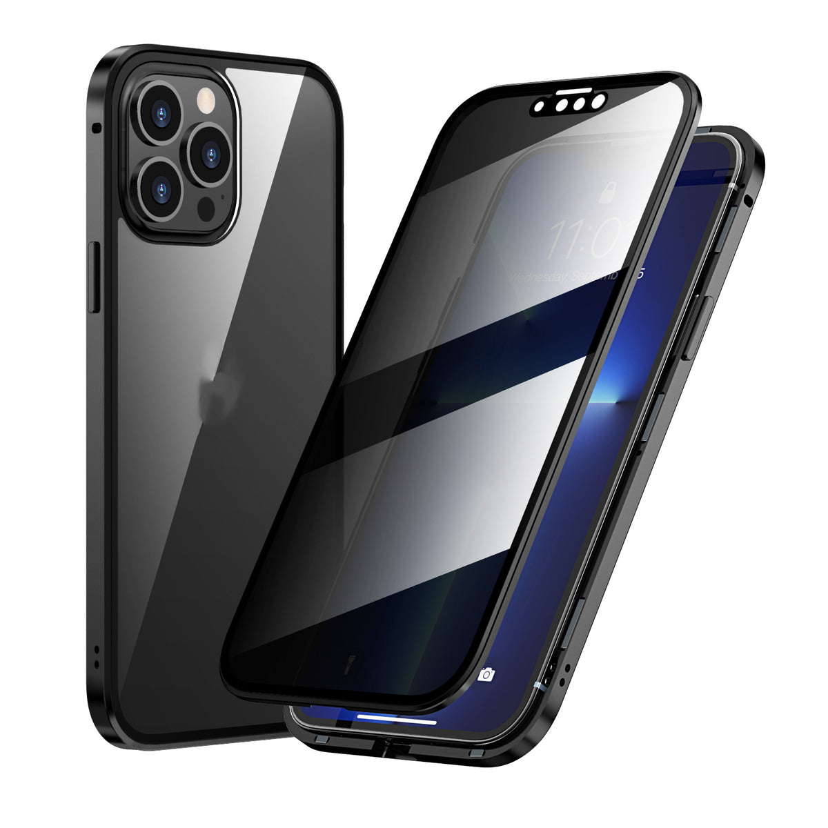 Privacy-proof Magneto Phone Case Double Sided Metal Frame — view 4