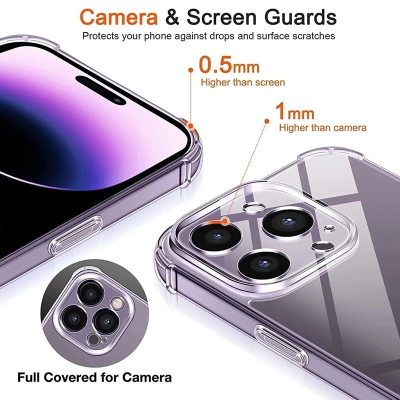 Airbag Transparent Drop-resistant Phone Case — view 3
