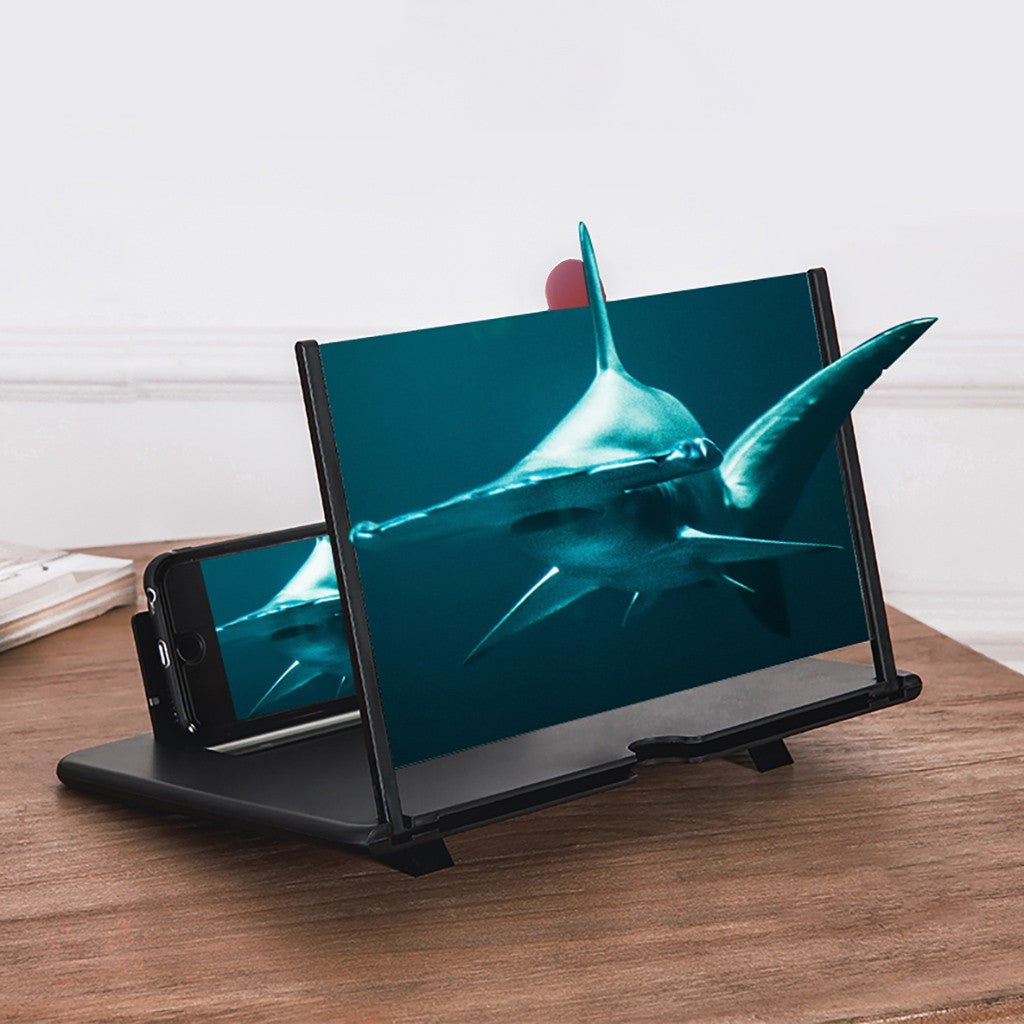 3D Screen Magnifier Signal Booster Mobile Lightweight Foldable Magnifying Glass — view 3